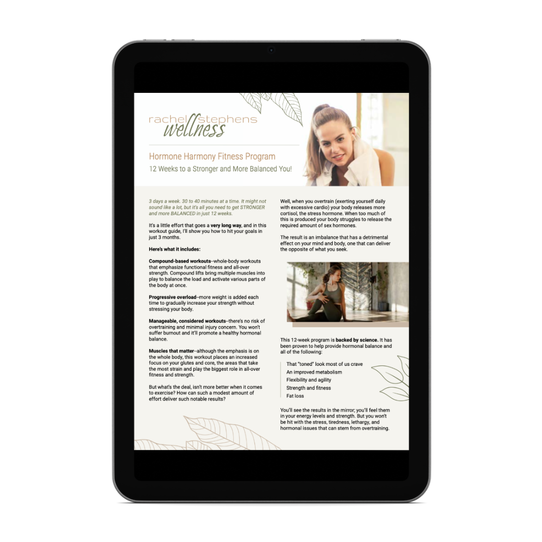 Hormone Harmony Fitness Program - 12 Weeks